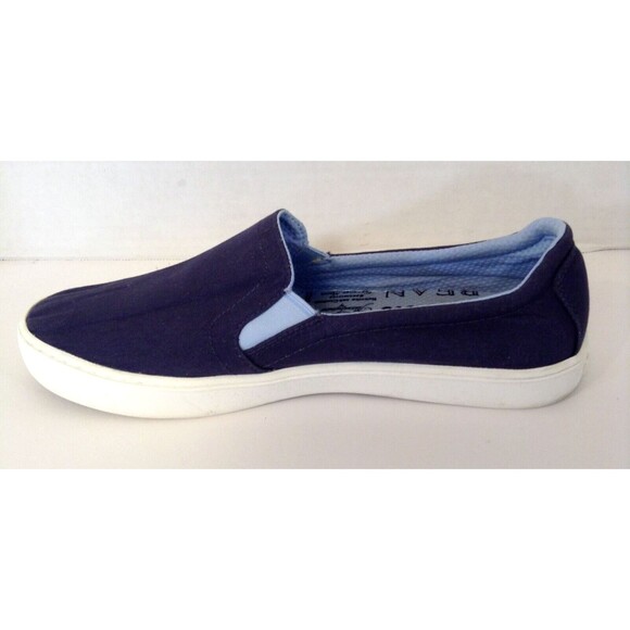 LL Bean Shoes Women 11 M Blue Eco Bay Slip On Boat Stretch Canvas Comfort Loafer - Picture 8 of 12